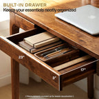 Wilma 48" Rubber Wood Desk