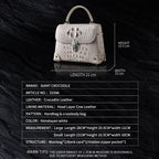 DON JOHN Crocodile Leather Handbags Women's