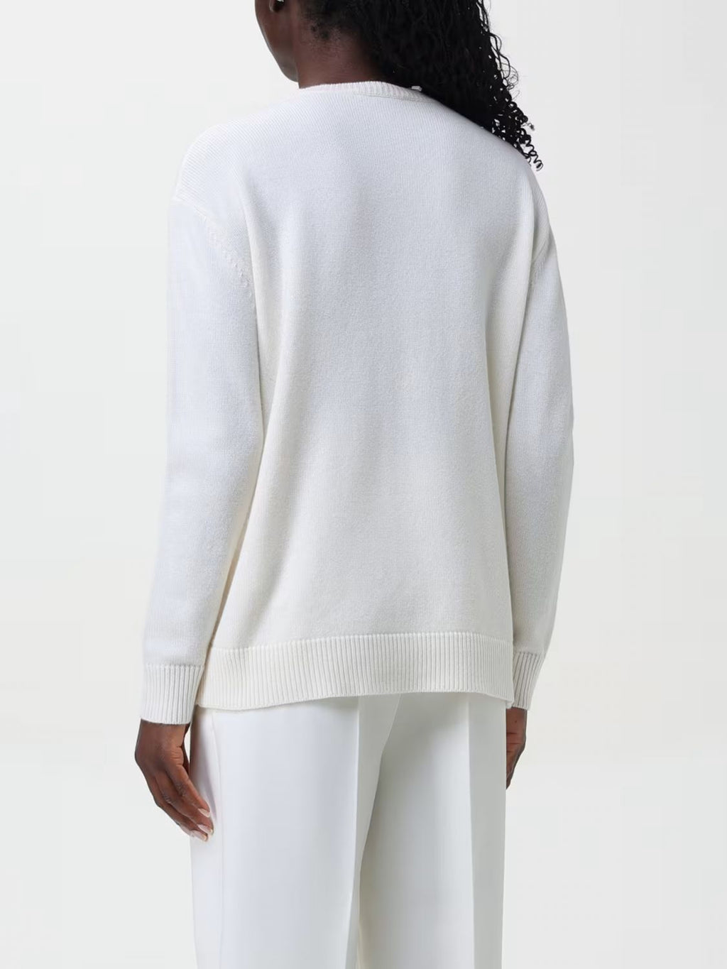 Max Mara Women Max Mara Wool And Cashmere Crewneck Pullover