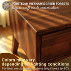Sofia Solid Wood Nightstand