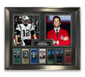 Tom Brady Super Bowl Hall Of Fame Collage Framed to 16x20
