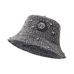 Century Penthouse Sanctum Cross Denim Hat - Grey