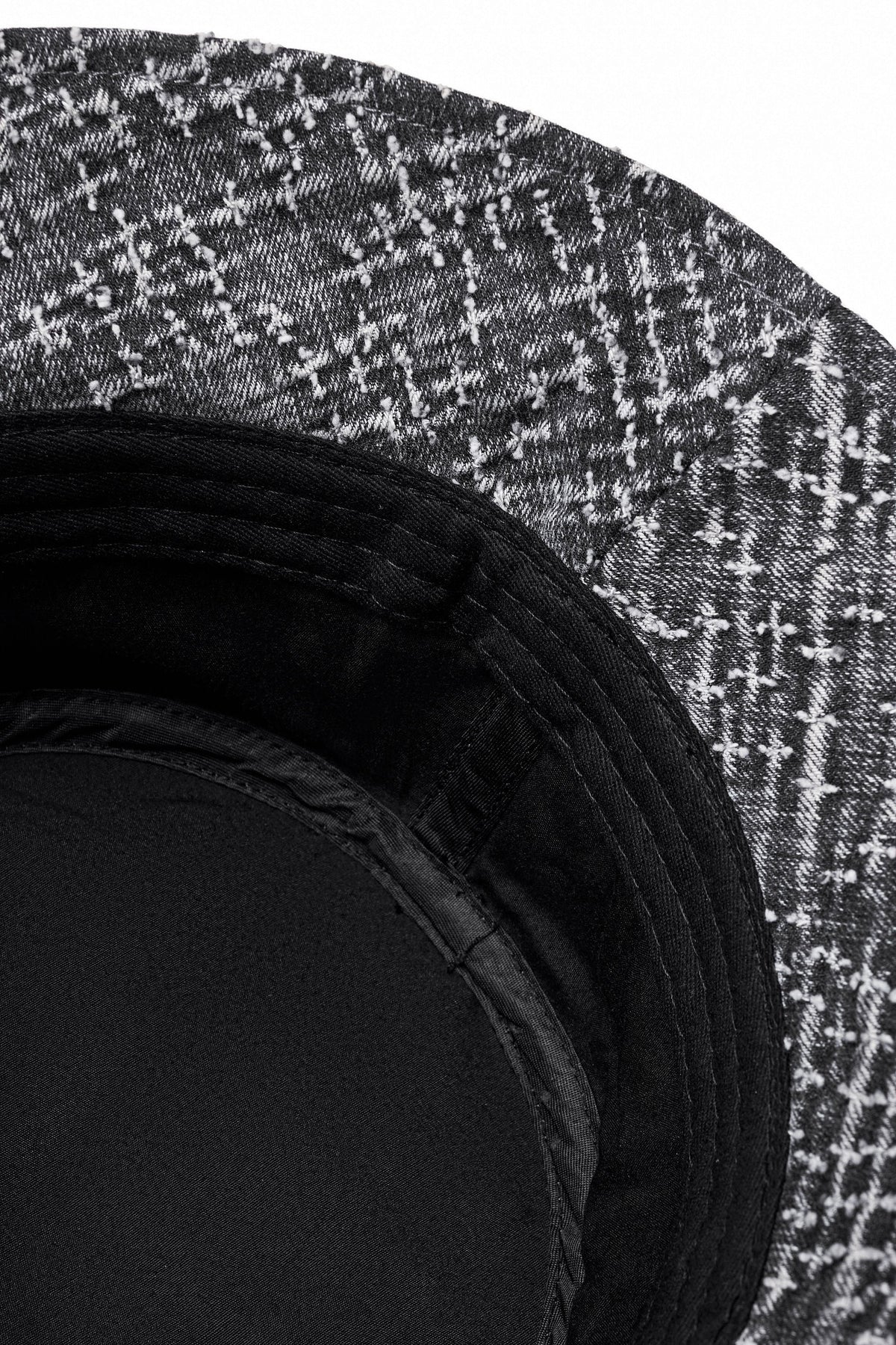Century Penthouse Sanctum Cross Denim Hat - Grey