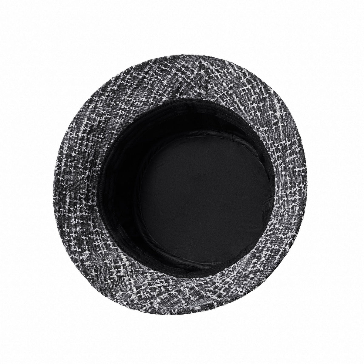 Century Penthouse Sanctum Cross Denim Hat - Grey