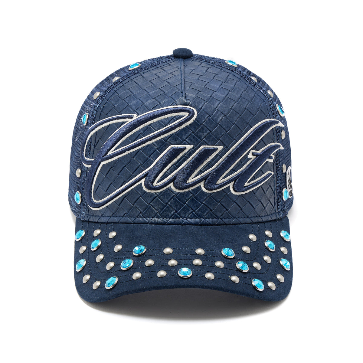 Cult's Mesh Back Trucker Hat "Studs" In Navy