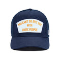 Cult's Epic Shit Mesh Back Trucker Hat in Navy