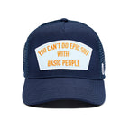 Cult's Epic Shit Mesh Back Trucker Hat in Navy