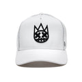 Shimuchan Logo Mesh Back Trucker Hat in White