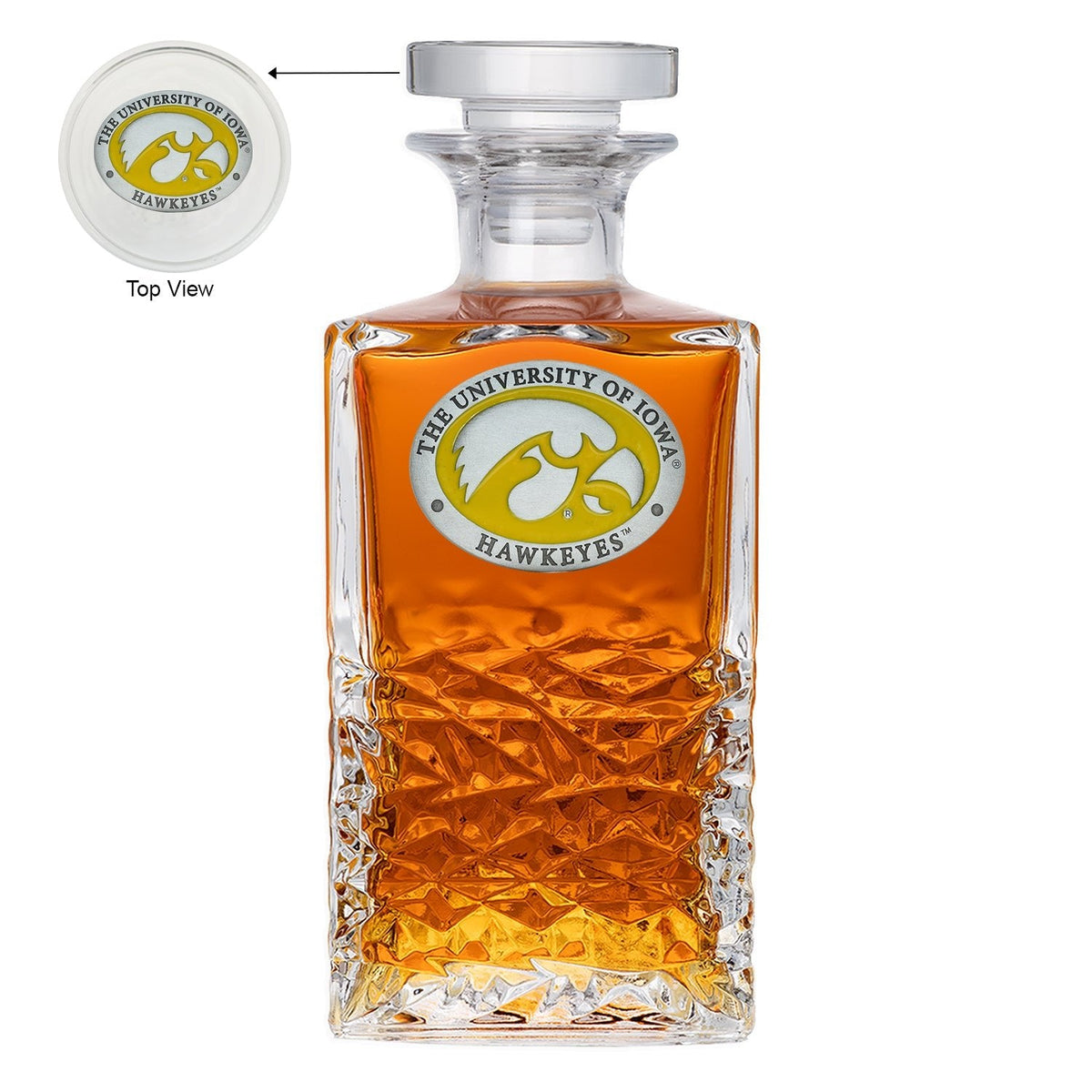Iowa Hawkeyes Heritage Decanter