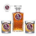 Arizona State Sun Devils Sparky Logo Heritage Decanter with 2 Glasses