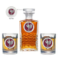 Virginia Tech University Hokies Heritage Decanter with 2 Glasses