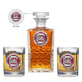 University of South Carolina Heritage Decanter with 2 Glasses