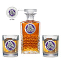 ECU Pirates Heritage Decanter with 2 Glasses