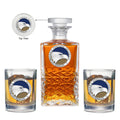 Georgia Southern Eagles Heritage Decanter with 2 Glasses
