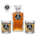 Appalachian State Mountaineers Heritage Decanter with 2 Glasses