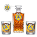 Appalachian State Mountaineers Heritage Decanter with two Glasses
