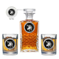 Army Black Knights Heritage Decanter with 2 Glasses