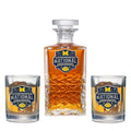 2026 Michigan Basketball Championship Heritage Decanter with 2 Glasses