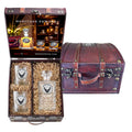 Air Force Wings Heritage Decanter and 2 Glasses with Chest Box