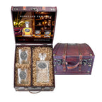 Pheasant Heritage Decanter and 2 Glasses with Chest Box