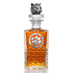 Clemson Tigers Heritage Decanter with 3D Top