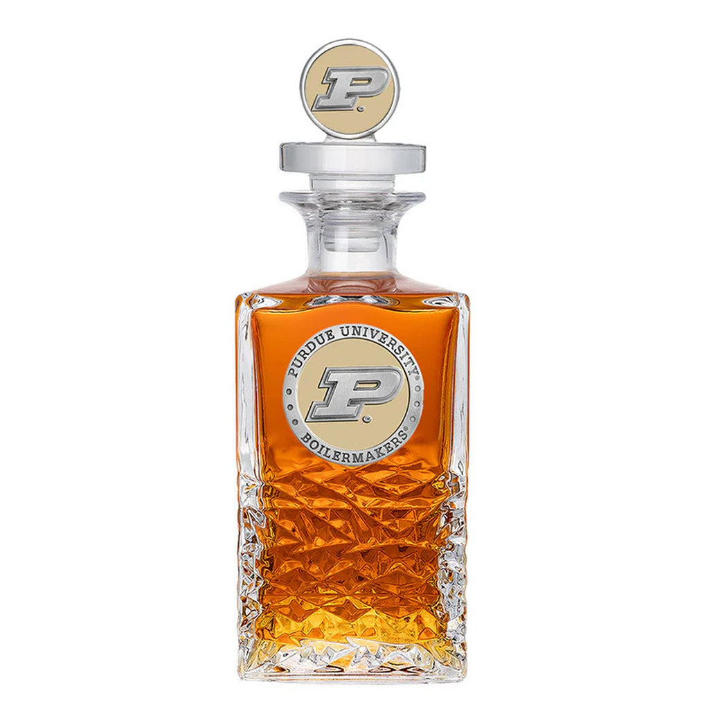 Purdue University Heritage Decanter with 3D Top