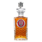 Indiana Hoosiers Heritage Decanter with 3D Top