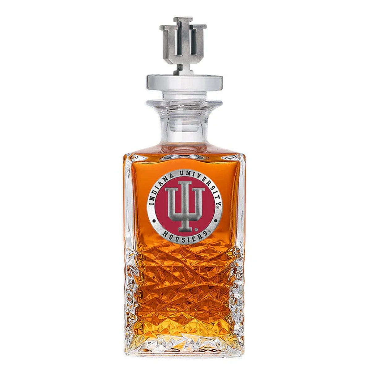 Indiana Hoosiers Heritage Decanter with 3D Top