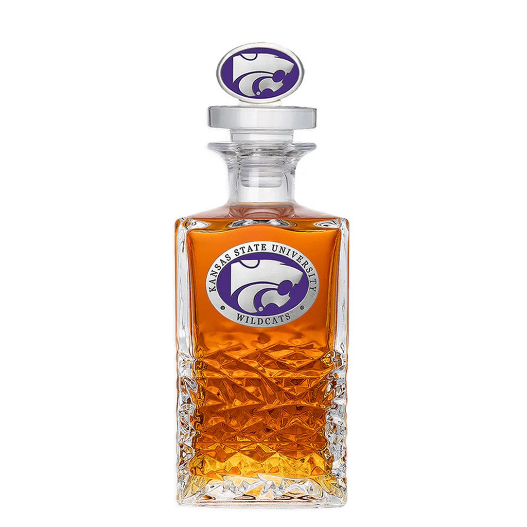 Kansas State University Heritage Decanter with 3D Top