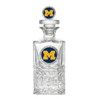 University of Michigan Heritage Decanter with 3D Top