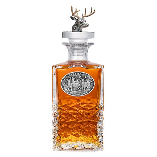 White Tail Heritage Decanter with 3D Top