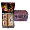 Arizona State Sun Devils Pitch Fork Logo Heritage Decanter with 3D Top Fork  and 2 Glasses with Chest Box