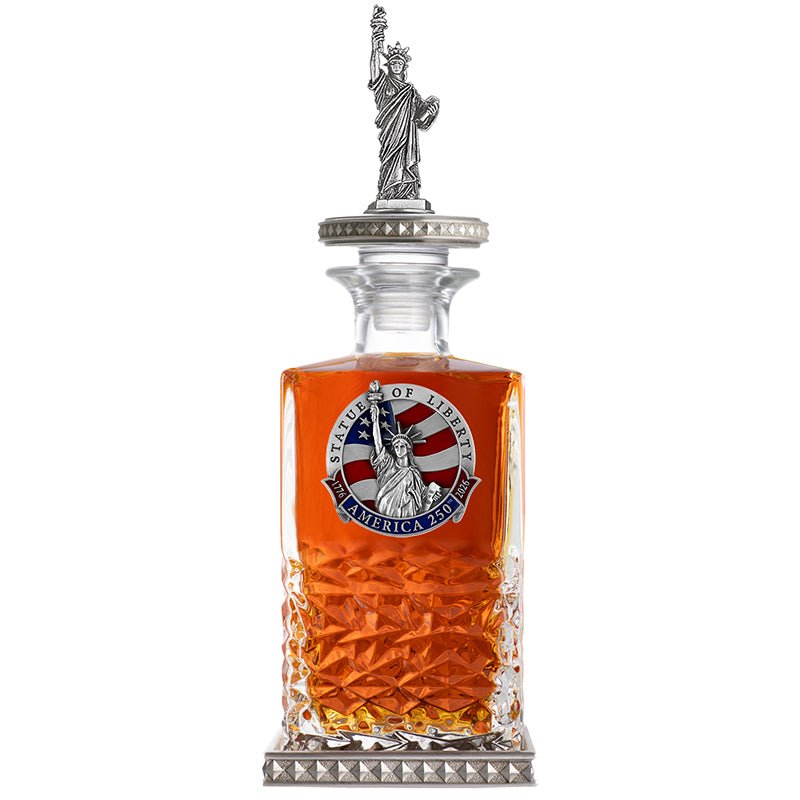 America's 250th Anniversary Statue of Liberty Heritage Decanter w/ 3D Top-Diamond Accents