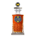 2026 Michigan Basketball Championship Heritage Decanter w/ 3D Top-Diamond Accents