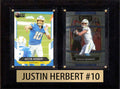 Justin Herbert  2024 2023 Donruss Score Panini Card Plaque 6x8 LA Chargers