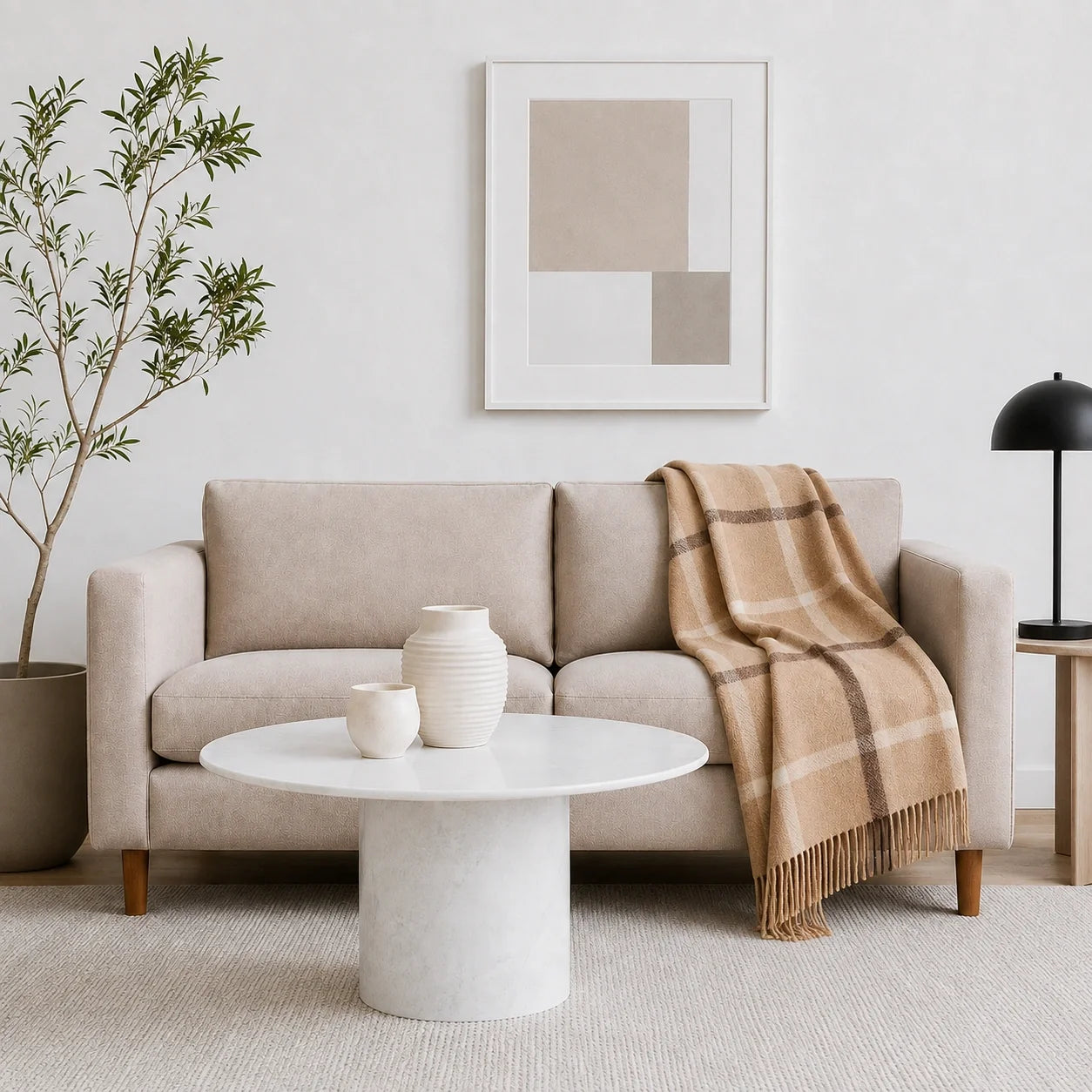 100% Cashmere Throw Blanket - 54"x60"