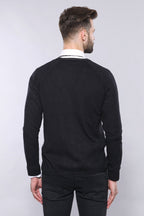 Black Cotton Knitwear - Wessi