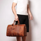 The Brandt Weekender | Small Leather Duffle Bag