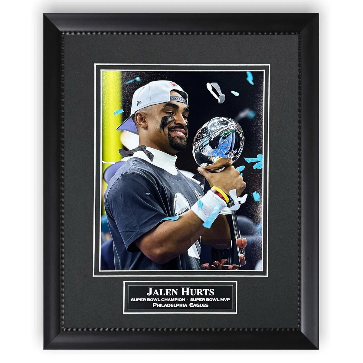 Jalen Hurts Philadelphia Eagles Unsigned Super Bowl Photo Framed to 11x14