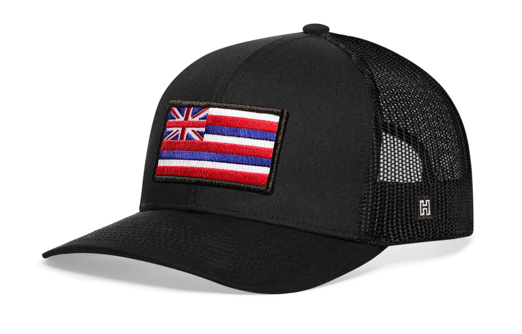 Hawaii Flag Trucker Hat  |  HI Snapback