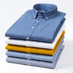 Button Down Collar Shirts 100% Cotton Men's