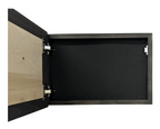 Hidden Gun Cabinet Black Bear Wall Decor – Concealed Furniture Secure Gun Cabinet