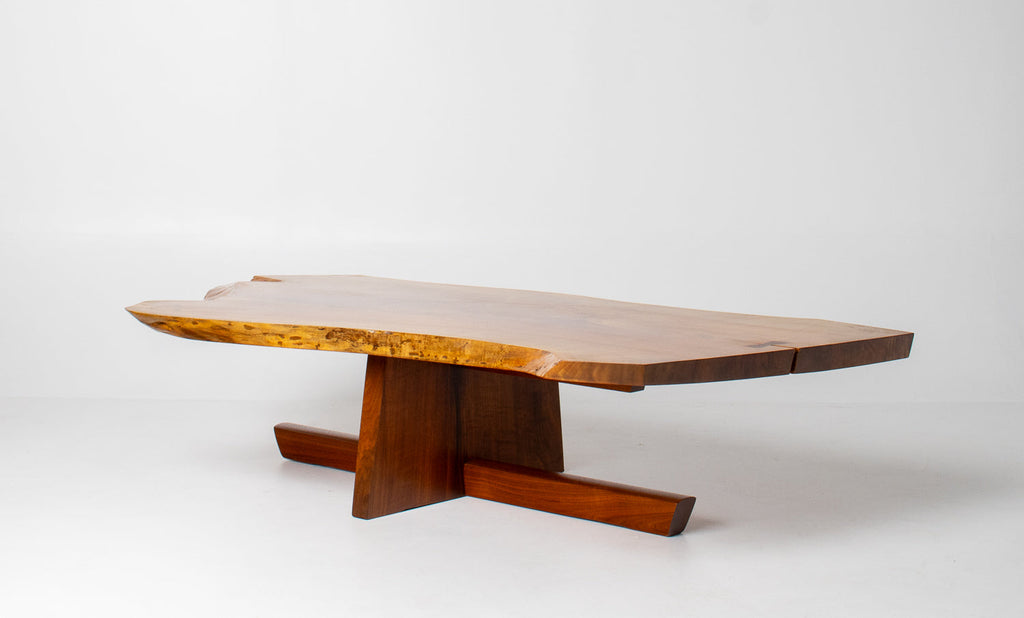 Nakashima Studio Craft  Minguren I Coffee Table in English Walnut & Black Walnut