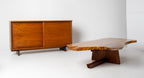Nakashima Studio Craft  Minguren I Coffee Table in English Walnut & Black Walnut