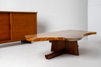 Nakashima Studio Craft  Minguren I Coffee Table in English Walnut & Black Walnut