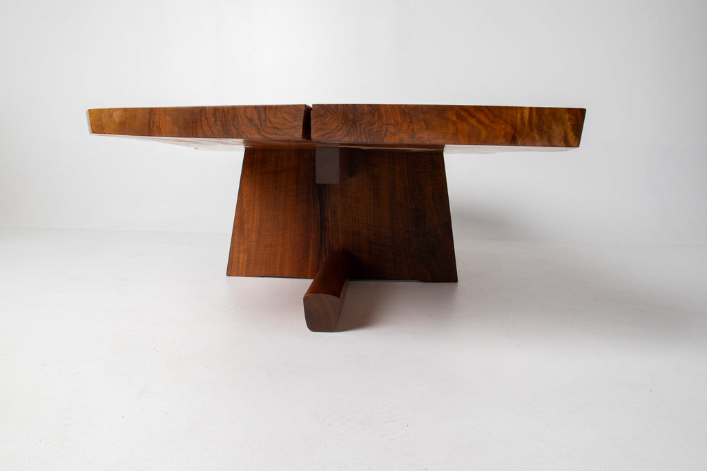 Nakashima Studio Craft  Minguren I Coffee Table in English Walnut & Black Walnut