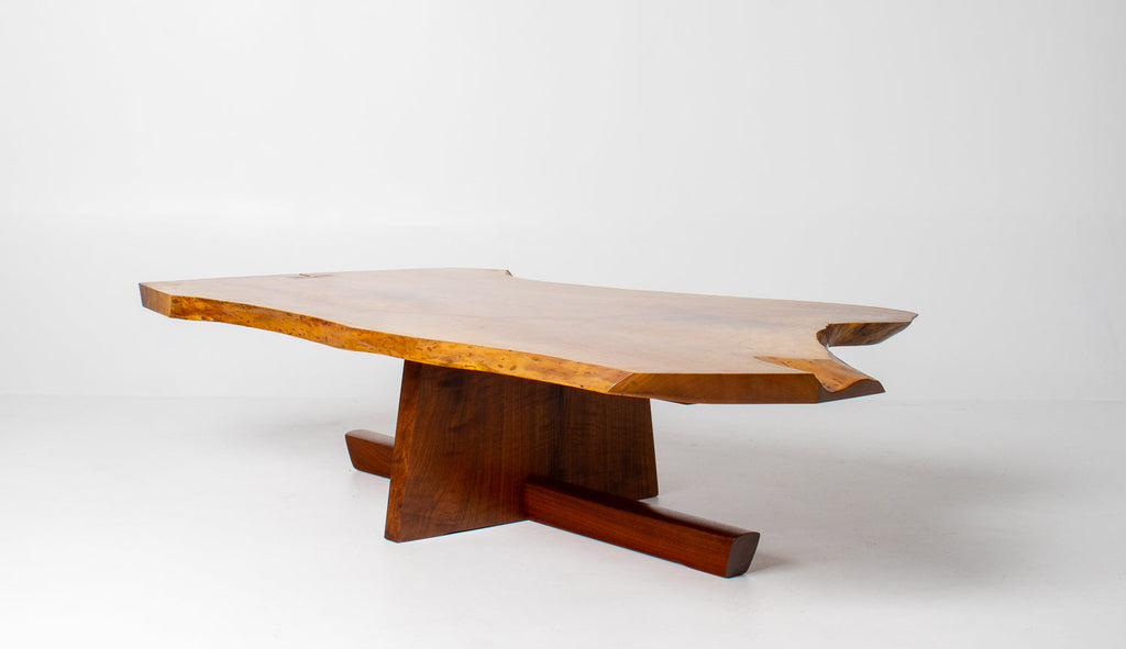Nakashima Studio Craft  Minguren I Coffee Table in English Walnut & Black Walnut