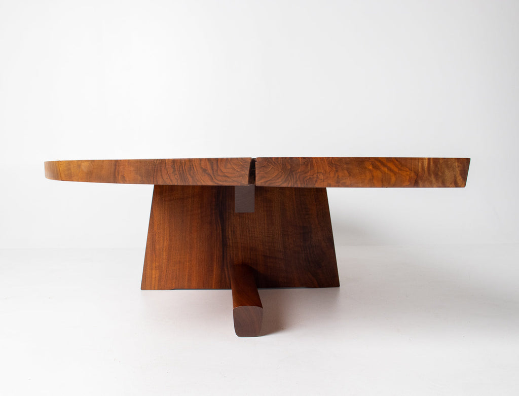 Nakashima Studio Craft  Minguren I Coffee Table in English Walnut & Black Walnut