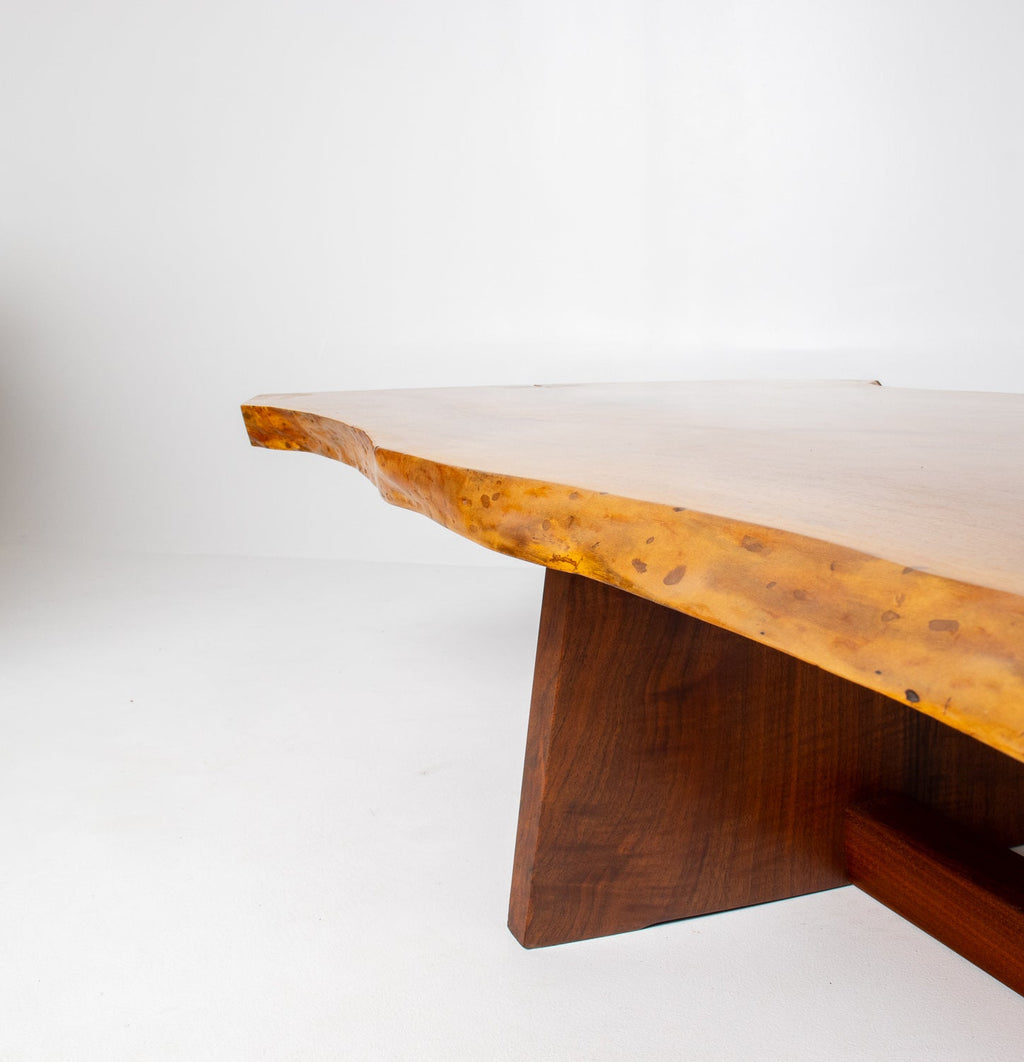 Nakashima Studio Craft  Minguren I Coffee Table in English Walnut & Black Walnut