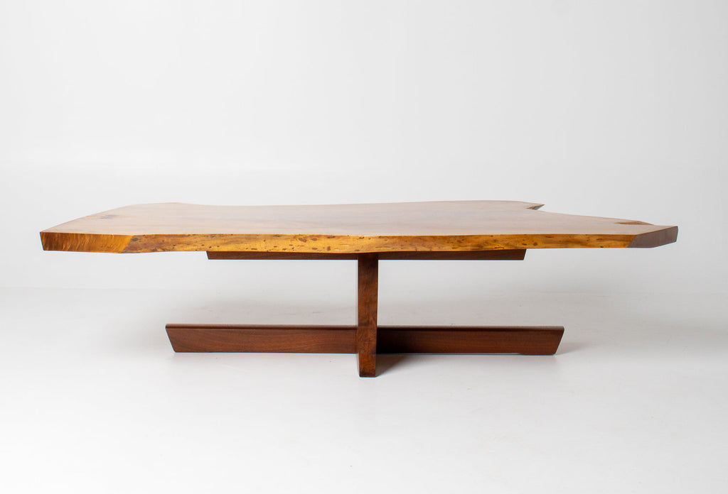 Nakashima Studio Craft  Minguren I Coffee Table in English Walnut & Black Walnut